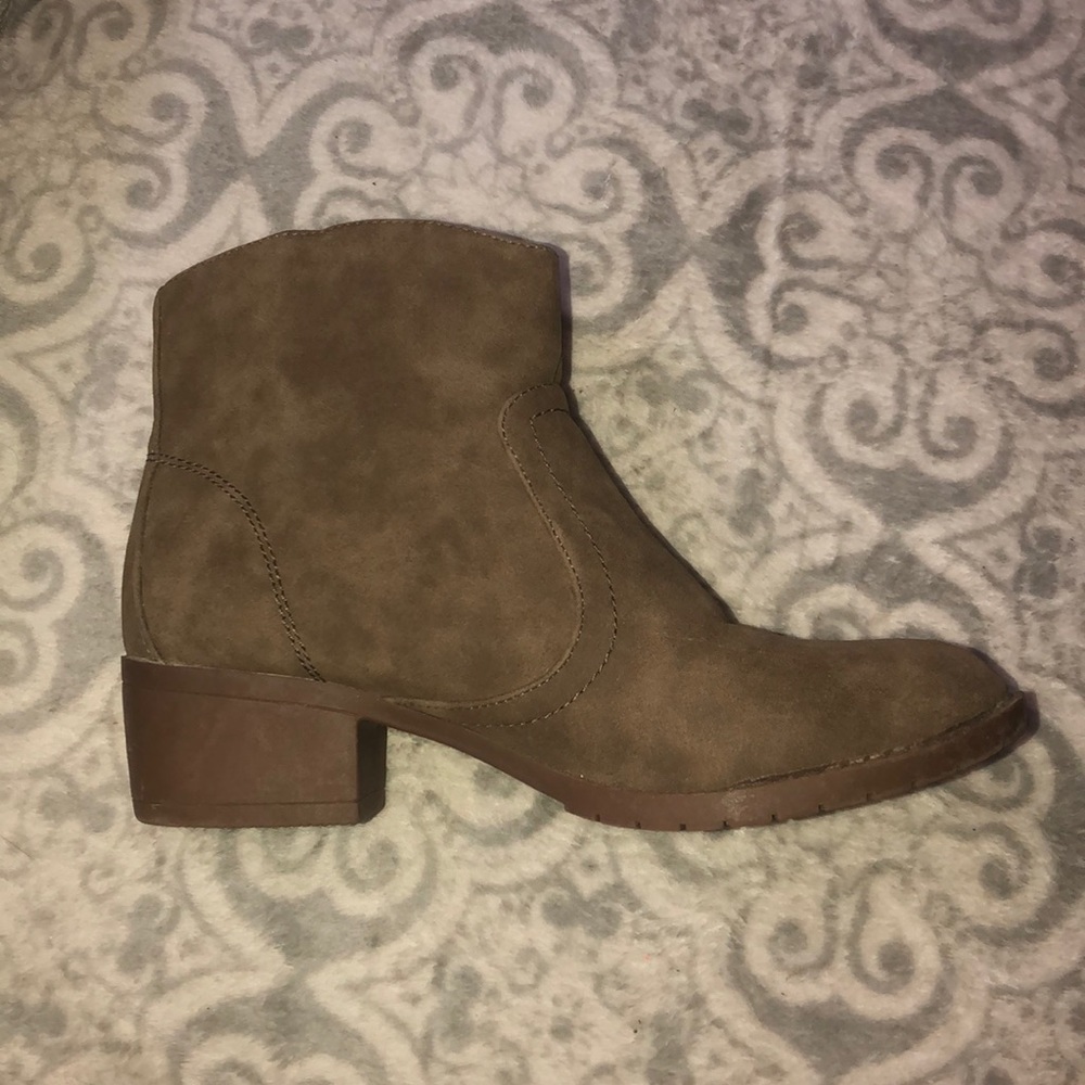Brown booties